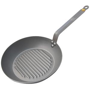 5613-26-induction-griddle-pan-de-buyer-mineral-grey-26-cm
