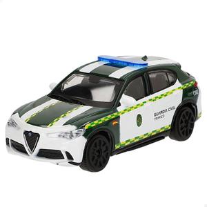 8412842780620-toy-car-games-burago-guardia-civil-alfa-romeo-white-green-13x6x6-cm