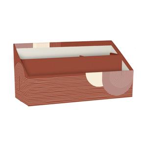 116077c-letter-holder-clairefontaine-terracotta-red-25x10x14-cm