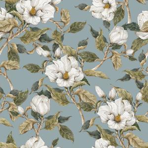 deko-tap-055-baby-wallpaper-dekornik-magnolias-on-the-background-blue-280x50-cm