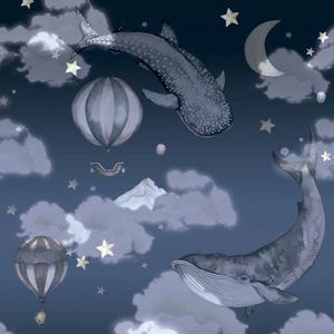 deko-tap-088-baby-wallpaper-dekornik-night-night-blue-navy-280x100-cm