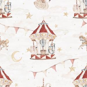 deko-tap-118-baby-wallpaper-dekornik-marry-go-round-red-beige-280x50-cm