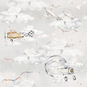 deko-tap-121-baby-wallpaper-dekornik-magic-planes-gray-280x100-cm