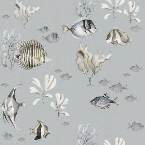 deko-tap-129-baby-wallpaper-dekornik-colourful-fish-grey-280x50-cm