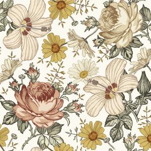 deko-tap-148-baby-wallpaper-dekornik-australian-summer-yellow-orange-mint-green-280x100-cm