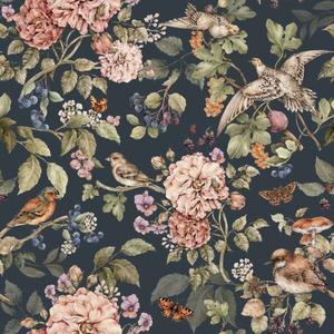 deko-tap-198-baby-wallpaper-dekornik-secret-garden-dark-pink-salmon-blue-navy-blue-280x100-cm