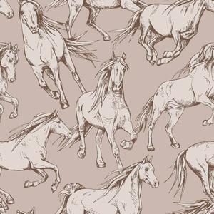 deko-tap-309-baby-wallpaper-dekornik-horses-beige-brown-280x100-cm