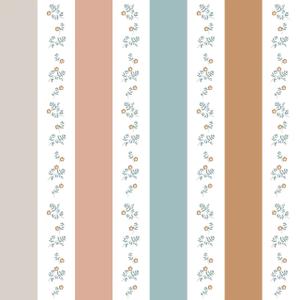 deko-tap-376-baby-wallpaper-dekornik-portofino-colour-stripes-with-flowers-pink-salmon-blue-navy-blue-beige-brown-280x100-cm