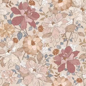 deko-tap-409-baby-wallpaper-dekornik-marigold-flowers-orange-280x50-cm