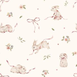 deko-tap-418-baby-wallpaper-dekornik-rabbits-on-pink-white-280x50-cm