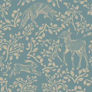 deko-tap-424-baby-wallpaper-dekornik-forest-animals-and-fairytale-blue-280x50-cm