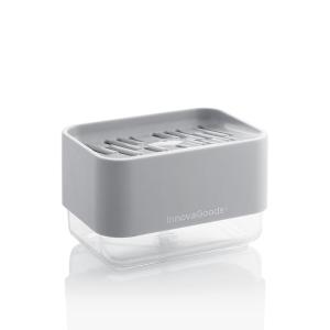 v0103313-2-in-1-dishwashing-liquid-dispenser-innovagoods-pushoap-gray-green-one-size