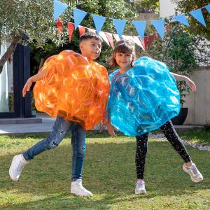 v0103706-giant-inflatable-bubble-ball-with-shock-resistance-innovagoods-bumpoy-x2-blue-orange-one-size