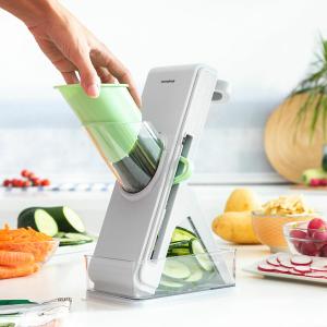 v0103825-5-in-1-folding-mandolin-vegetable-slicer-innovagoods-slichen-grey-green-transparent-one-size