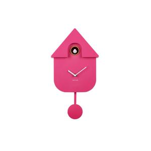 ka5768bp-wall-clock-karlsson-modern-cuckoo-bright-pink-21-5x41x8-5-cm