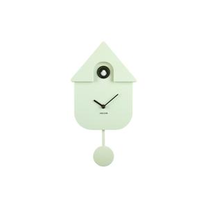 ka5768lg-wall-clock-karlsson-modern-cuckoo-abs-soft-green-21-5x41x8-5-cm
