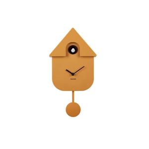 ka5768ye-wall-clock-karlsson-modern-cuckoo-ochre-yellow-21-5x41x8-5-cm