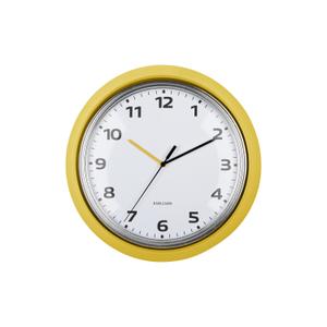 ka6006ye-analog-clock-karlsson-modern-retro-yellow-7x34-cm