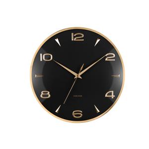 ka6017bk-analog-clock-karlsson-sienna-glow-black-5x40-6-cm