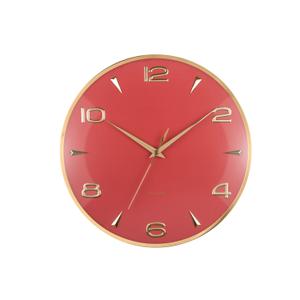 ka6017rd-analog-clock-karlsson-sienna-glow-red-ochre-5x40-6-cm