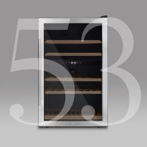 cavcd53-freestanding-wine-cooler-for-53-bottles-les-petits-champs-dual-zone-silver-black-54x55x89-5-cm