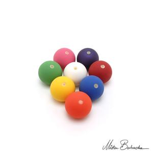 jbb63pe-g-vert-bubble-ball-mister-babache-peach-63-mm-green-one-size