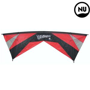 rexprx-gred-grey-blk-kite-with-handles-and-carry-bag-revolution-kites-revolution-reflex-experience-red-grey-black-233-cm