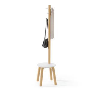 1014257-668-hat-stand-stool-with-6-hooks-umbra-pillar-white-natural-50x50x165-cm