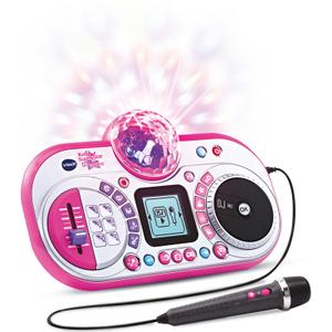 a2103555-educational-games-dj-studio-vtech-electronics-europe-kidi-superstar-black-pink-58x12-7x38-7-cm